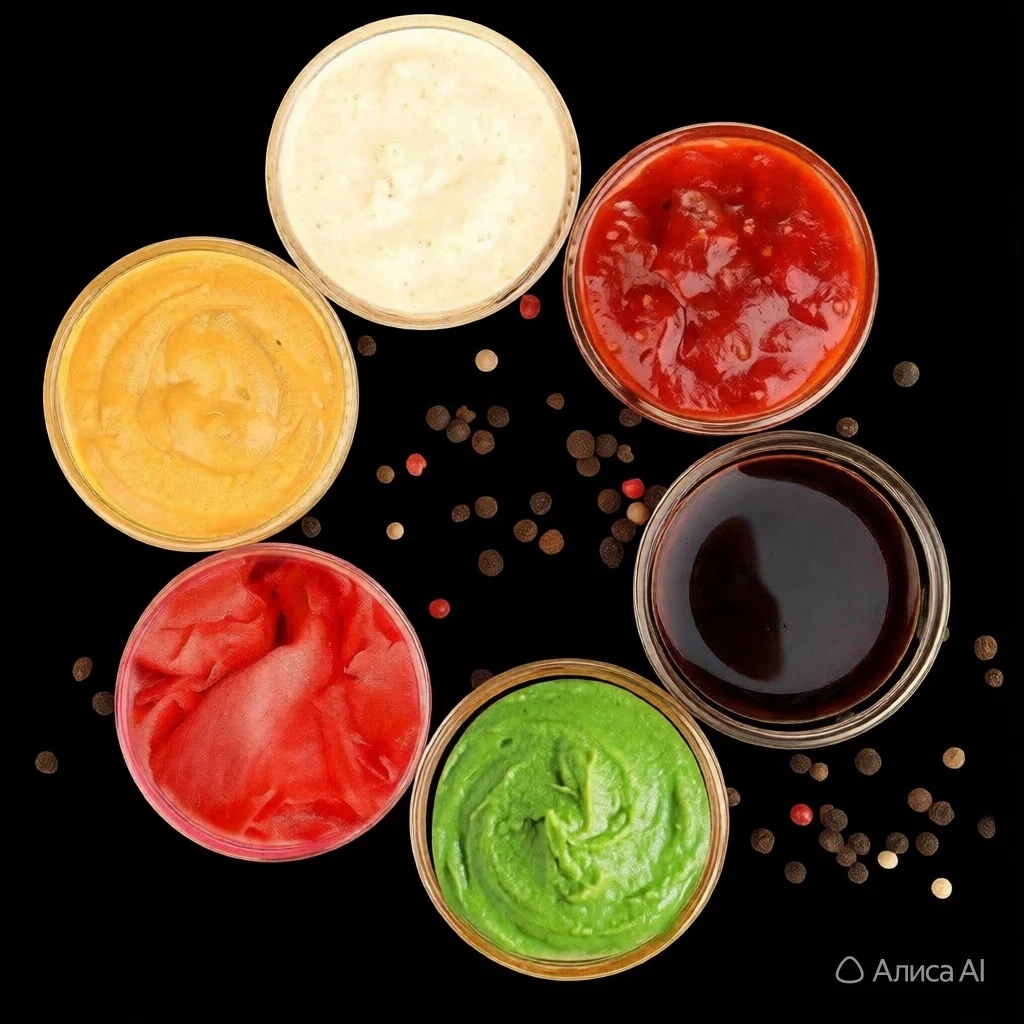 Дополнительно к роллам / соусы