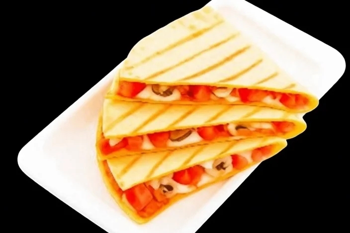 Кесадилия с грибами и сыром 