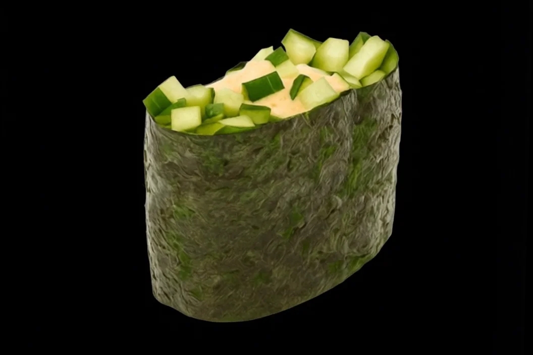 Гункан с огурцом